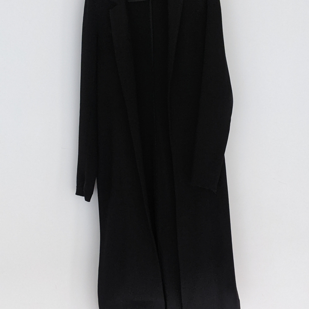 Long open cardigan